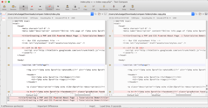 صورة لـ أفضل أدوات مقارنة الملفات للكتاب والمطورين على Mac | beyond-compare-file-comparison-tool-min-DzTechs