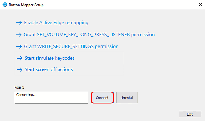صورة لـ كيفية إعادة تعيين وظيفة Active Edge على Pixel 4 | connect-pixel-to-button-mapper-desktop-min-DzTechs