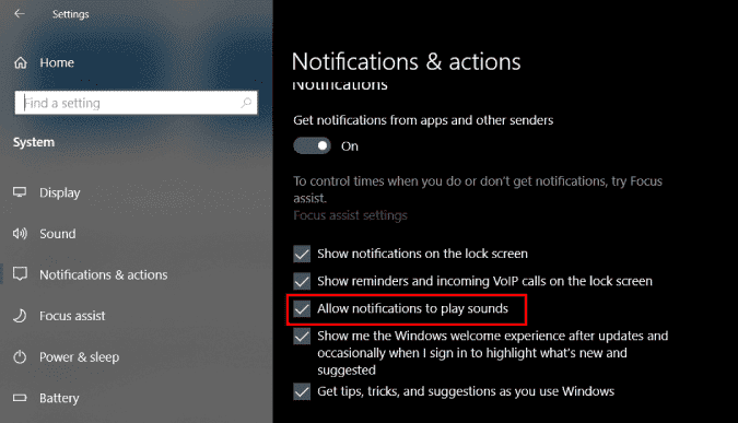 صورة لـ كيفية إضافة الأحداث بسرعة إلى Microsoft Calendar في Windows 10 | disable-all-notification-sound-min-DzTechs