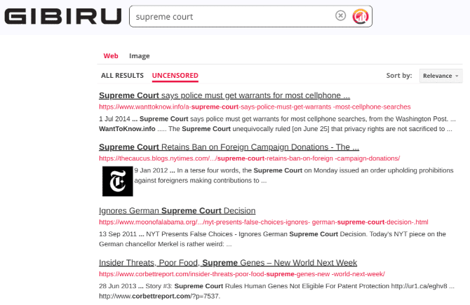 صورة لـ أفضل بدائل محرك بحث Google لإيجاد شيء جديد | google-alternative-search-engines-gibiru-min-DzTechs