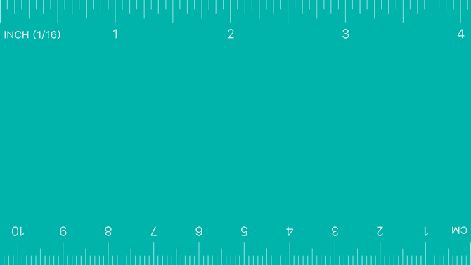 صورة لـ طرق لعرض المسطرة على شاشة الكمبيوتر أو الهاتف الخاص بك | iPhone-Ruler-App-min-DzTechs