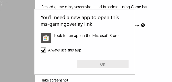 صورة لـ Xbox Game Bar لا يعمل؟ جرب هذه النصائح لاستكشاف الأخطاء وإصلاحها على Windows 10 | muo-windows-xbox-game-bar-error-overlay-min-DzTechs