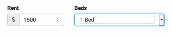 صورة لـ كيفية مقارنة أسعار الإيجار في منطقتك باستخدام Rentometer | rentometer-compare-rents-02-rent-cost-bedrooms-min-DzTechs