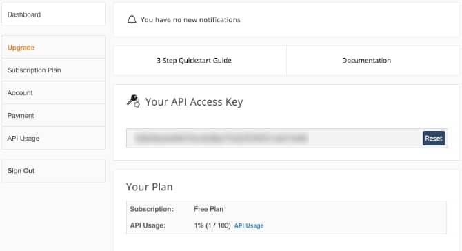 صورة لـ الحصول على بيانات مفيدة من نتائج البحث باستخدام Serpstack API | serpstack-api-api-key-min-DzTechs