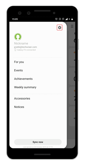 صورة لـ أفضل النصائح والحيل على Samsung Galaxy Fit لاستخدام السوار بفعالية | settings-menu-health-min-DzTechs