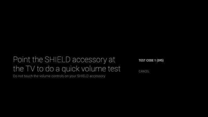 صورة لـ كيفية إعداد التحكم في مستوى الصوت على 2019 SHIELD TV Pro و Tube؟ | test-code-in-IR-setup-min-DzTechs