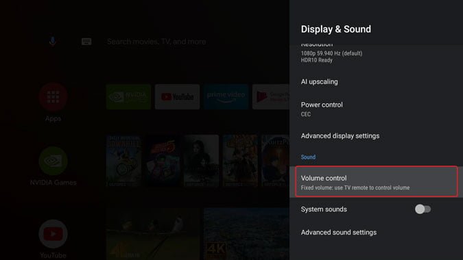 صورة لـ كيفية إعداد التحكم في مستوى الصوت على 2019 SHIELD TV Pro و Tube؟ | volume-control-min-DzTechs