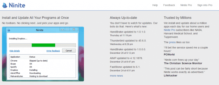 صورة لـ موقع Ninite لتحميل وتثبيت جميع البرامج الأساسية دفعة واحدة بآخر إصدار | 25D825B525D9258825D825B125D825A9-25D825A725D9258425D9258525D9258825D825B625D9258825D825B9-720x282-DzTechs