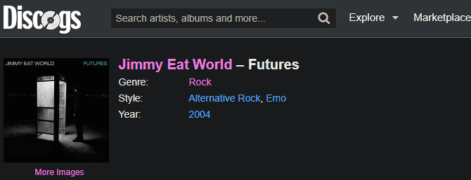 صورة لـ أفضل مواقع الويب لتنزيل صور أغلفة الألبومات المفضلة لديك بجودة عالية | Discogs_Album_Page-1xfTzFfs-DzTechs