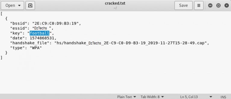 صورة لـ كيفية إختراق كلمة مرور WPA على أي شبكة Wi-Fi باستخدام Wifite | Screenshot-from-2019-11-27-15-29-41-768x334-min-DzTechs
