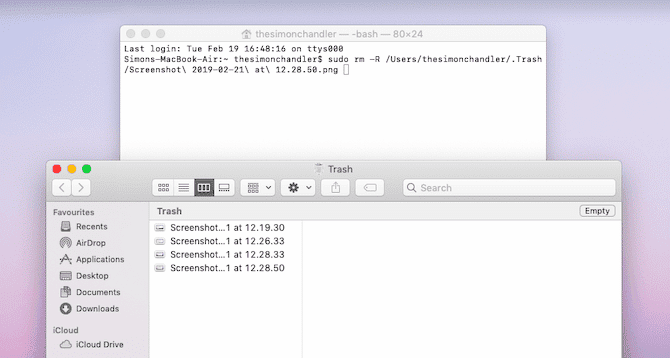 صورة لـ لا يمكنك إفراغ سلة المهملات على الـ Mac الخاص بك؟ إليك كيفية إصلاحه | Screenshot_2019_02_21_at_12.33.56_e1550768092219-JNNpuFfs-DzTechs