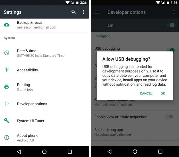 صورة لـ كيفية مشاركة ماوس الكمبيوتر الخاص بك (ولوحة المفاتيح) مع جهاز Android الخاص بك | USB-Debugging2B252812529-DzTechs