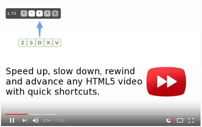 صورة لـ كيفية تغيير سرعة تشغيل Netflix للمشاهدة بسرعة أكبر | Video-Speed-Controller-min-DzTechs