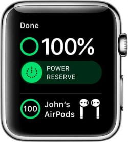 صورة لـ كيفية التحقق من مستوى بطارية Airpods Pro على أي جهاز؟ | apple-watch-e1574686467864-min-DzTechs