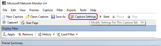 صورة لـ كيفية التحقق مما إذا كان المُحول اللاسلكي يدعم وضع المراقبة وحقن الحزم على جميع المنصات | capture_settings-jNRcfFfs-DzTechs