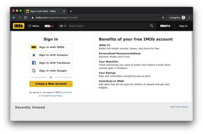 صورة لـ كيفية مشاهدة IMDb TV خارج الولايات المتحدة؟ | create_a_new_account-tFQUeFfs-DzTechs
