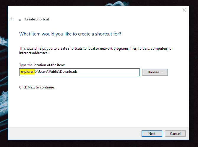 صورة لـ كيفية تخصيص شريط مهام Windows 10: الدليل الكامل | create_shortcut-1-min-DzTechs