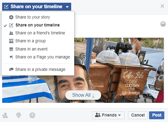 صورة لـ 8 طرق لمشاركة الصور ومقاطع الفيديو بشكل خاص مع عائلتك | facebook-min-DzTechs