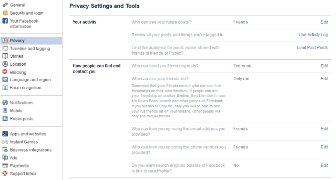 صورة لـ كيفية إخفاء حساباتك على مواقع التواصل الاجتماعي للحماية من الإساءة والأذى | facebook-privacy-670x359-min-DzTechs