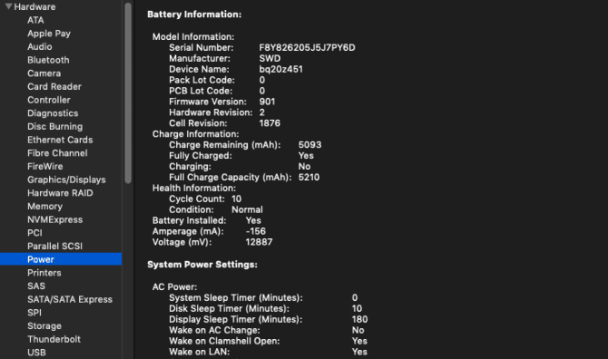 صورة لـ هل يتم إيقاف تشغيل الـ Mac بشكل عشوائي؟ إليك ما يمكنك القيام به | mac_power_battery_check-GvcmtFfs-DzTechs