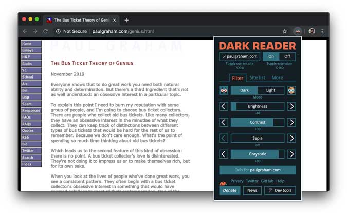 صورة لـ كيفية تمكين الوضع المظلم على متصفح Google Chrome؟ | paul-min-DzTechs