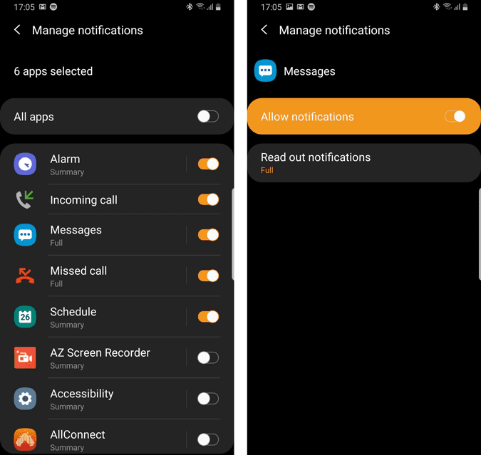 صورة لـ أفضل 10 نصائح وحيل لـ Galaxy Buds لعام 2023 | read-out-notifications-min-DzTechs