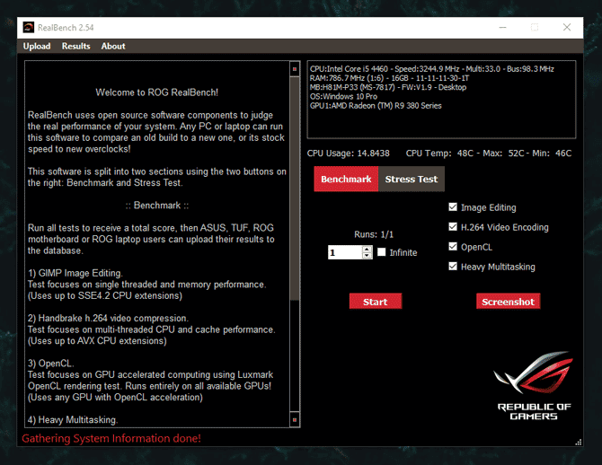 صورة لـ أفضل برامج قياس الأداء المجانية لنظام Windows | realbench-7IsBfFfs-DzTechs