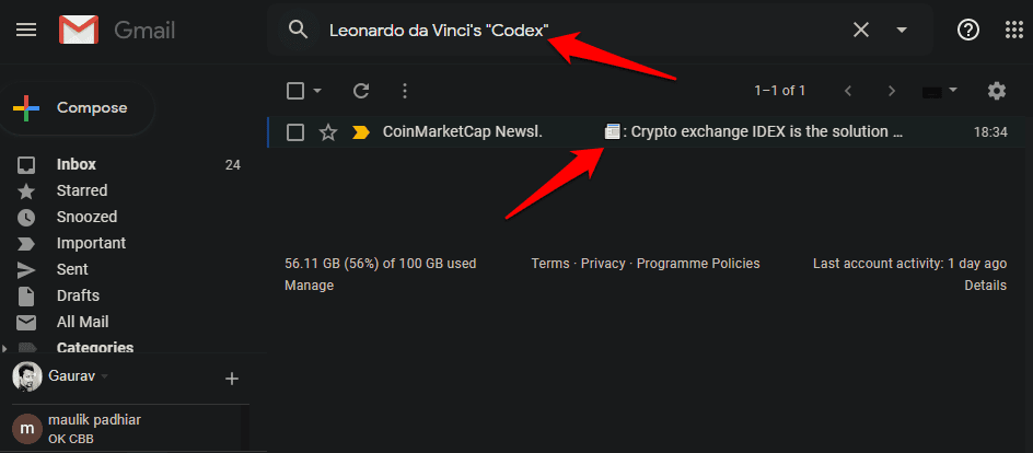 صورة لـ كيفية استرداد رسائل البريد الإلكتروني المُؤرشفة في Gmail | retrieve-email-in-gmail-4-min-DzTechs