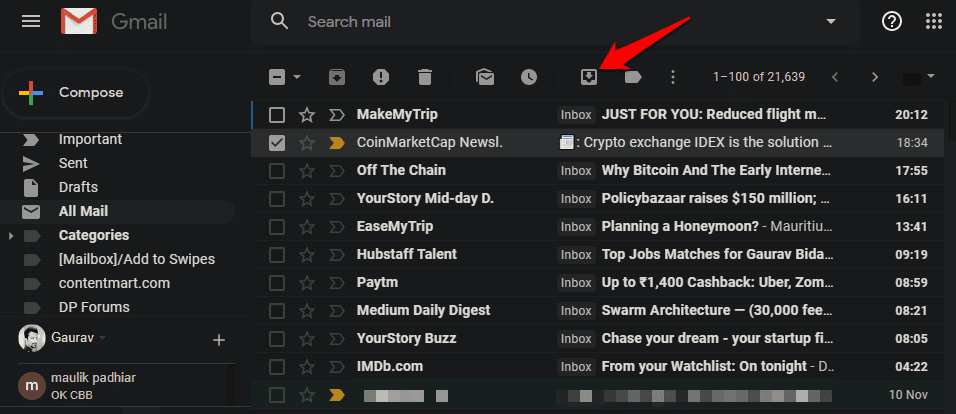 صورة لـ كيفية استرداد رسائل البريد الإلكتروني المُؤرشفة في Gmail | retrieve-email-in-gmail-6-min-DzTechs