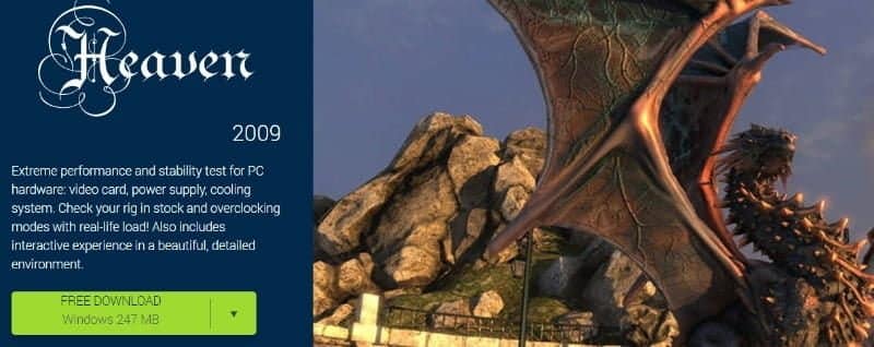 صورة لـ أفضل التطبيقات المجانية لإختبار تحمل كل من CPU ، GPU ، RAM على الكمبيوتر | screenshot-benchmark.unigine.com-heaven-min-DzTechs