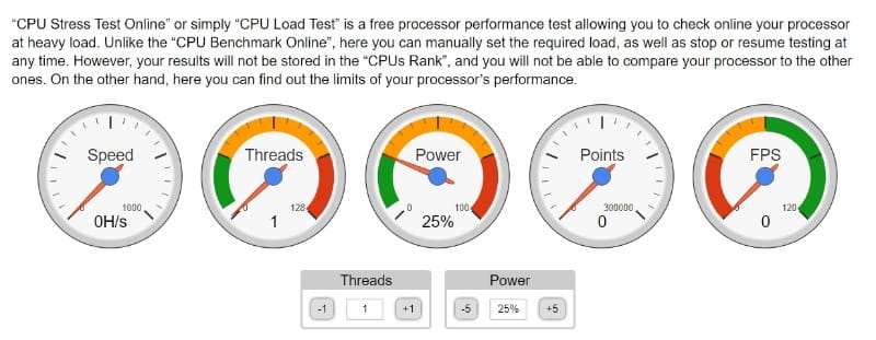 صورة لـ أفضل التطبيقات المجانية لإختبار تحمل كل من CPU ، GPU ، RAM على الكمبيوتر | screenshot-cpux.net-2019.10.17-16_48_18-min-DzTechs