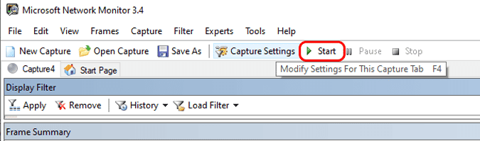 صورة لـ كيفية التحقق مما إذا كان المُحول اللاسلكي يدعم وضع المراقبة وحقن الحزم على جميع المنصات | start_packet_capture-qARcfFfs-DzTechs