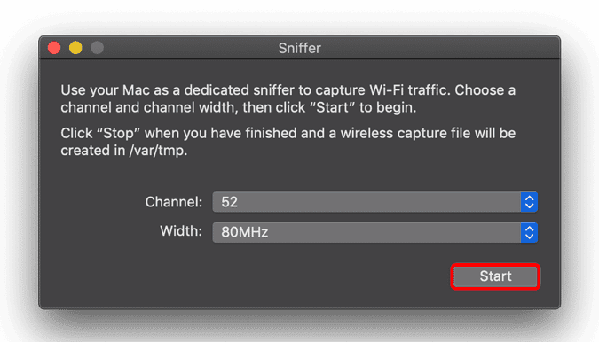 صورة لـ كيفية التحقق مما إذا كان المُحول اللاسلكي يدعم وضع المراقبة وحقن الحزم على جميع المنصات | start_sniffer_tool-LuTcfFfs-DzTechs