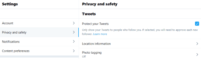 صورة لـ كيفية إخفاء حساباتك على مواقع التواصل الاجتماعي للحماية من الإساءة والأذى | twitter-protect-tweets-670x197-min-DzTechs