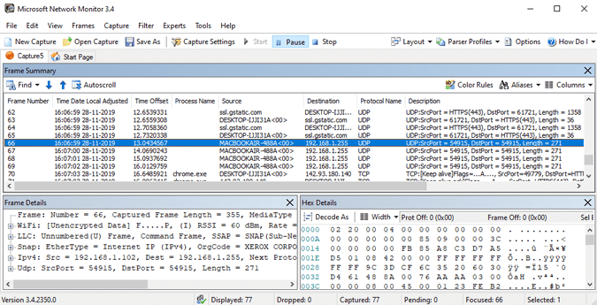 صورة لـ كيفية التحقق مما إذا كان المُحول اللاسلكي يدعم وضع المراقبة وحقن الحزم على جميع المنصات | wifi_capture-vATcfFfs-DzTechs