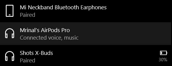 صورة لـ كيفية التحقق من مستوى بطارية Airpods Pro على أي جهاز؟ | wind-min-DzTechs