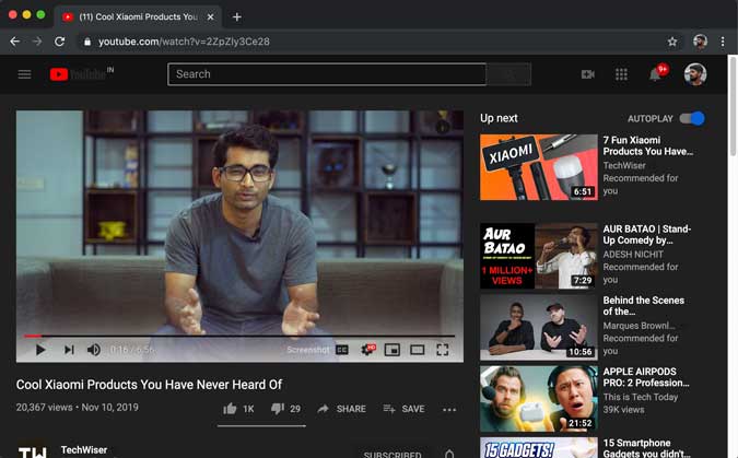 صورة لـ كيفية تمكين الوضع المظلم على متصفح Google Chrome؟ | youtube-padding-min-DzTechs