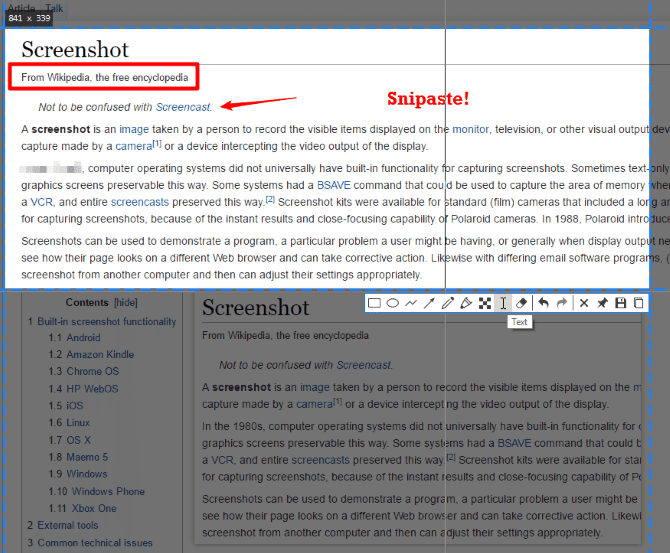 صورة لـ أفضل الأدوات للحصول على لقطات للشاشة في Windows | 02_Snipaste_Windows-yRT8vHfs-DzTechs