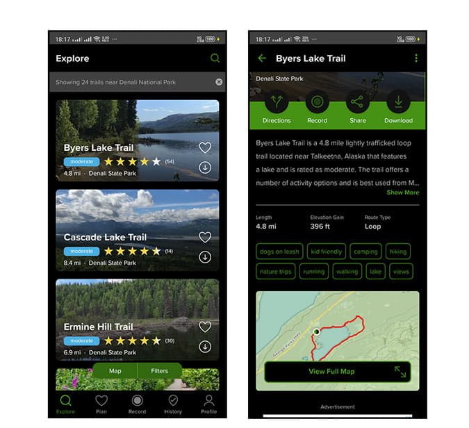 صورة لـ أفضل تطبيقات التنزه والمشي لمسافات طويلة لأجهزة Android و iOS | 7_1-jIE3EKfs-DzTechs