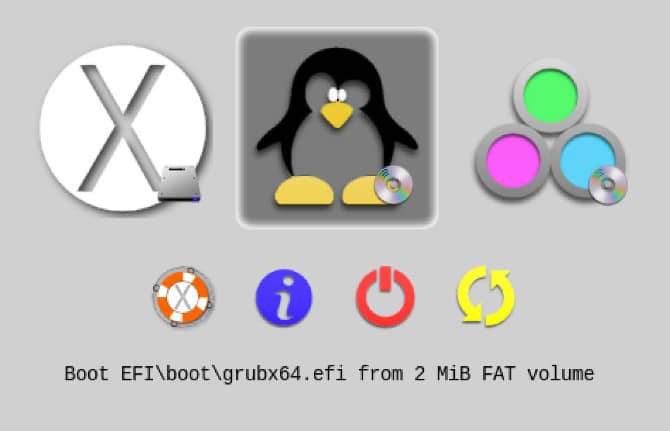 صورة لـ كيفية تثبيت Linux على الـ Mac الخاص بك أو إستخدام التمهيد المزدوج | Boot_EFI_option_from_rEFInd_boot_manager-iyq4KFfs-DzTechs