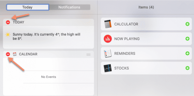 صورة لـ هل الـ Mac الخاص بك بطيء؟ نصائح بسيطة لتسريعه | Delete_Widgets_From_Notification_Center_670x333-PGmHRHfs-DzTechs