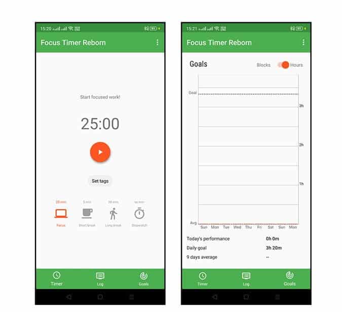 صورة لـ أفضل تطبيقات Pomodoro لأجهزة Android للحفاظ على إنتاجيتك | Focus-Timer-Reborn-DzTechs