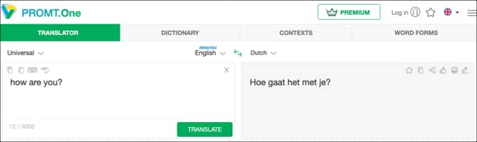صورة لـ أفضل مواقع الترجمة عبر الإنترنت يمكنك استخدامها في العالم الحقيقي | PROMT_OnlineTranslators-BwhV4Ffs-DzTechs