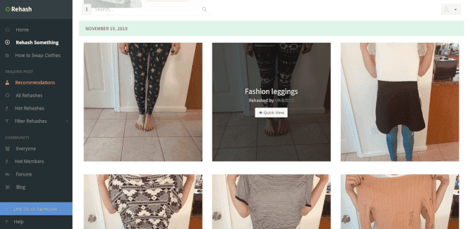 صورة لـ أفضل مواقع الويب لإيجاد ملابس مجانية على الإنترنت | Rehash_Screenshot-xhVsBFfs-DzTechs