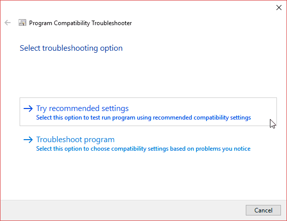 صورة لـ كيفية تشغيل الألعاب والتطبيقات القديمة على نظام Windows 10 | Run_Program_Use_Recommended_Settings-dho01Hfs-DzTechs
