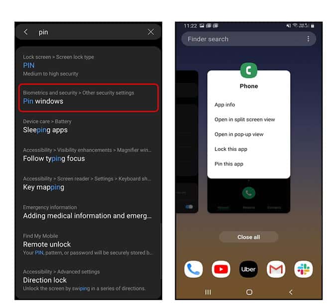 صورة لـ كيف تُقرض هاتفك بأمان إلى شخص لا تثق فيه | Samsung_OneUI_Screen_Pinning-Z9g3iKfs-DzTechs