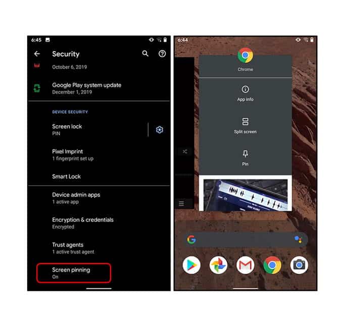صورة لـ كيف تُقرض هاتفك بأمان إلى شخص لا تثق فيه | Stock_Android_Screen_Pinning-z3g3iKfs-DzTechs