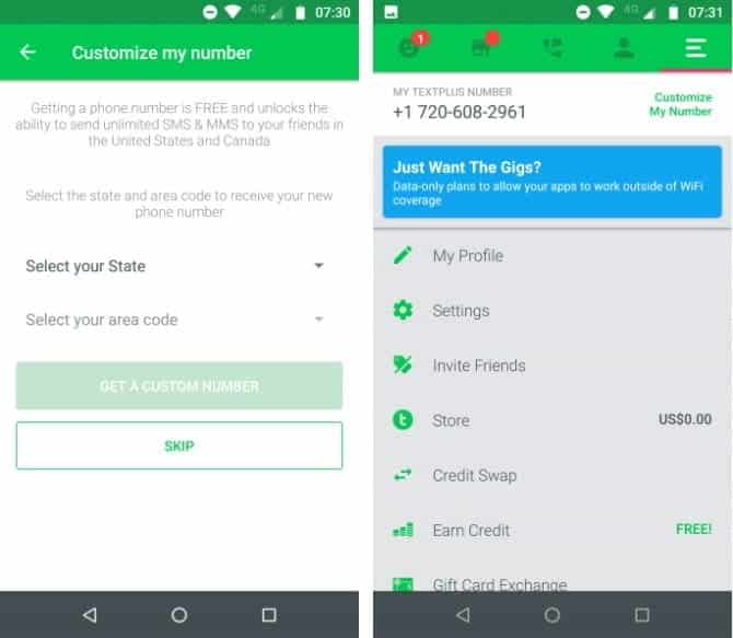 صورة لـ أفضل تطبيقات الإتصال المجانية لإجراء مكالمات هاتفية وإرسال رسائل نصية مجانًا | TextPlus-Y2hFXFfs-DzTechs
