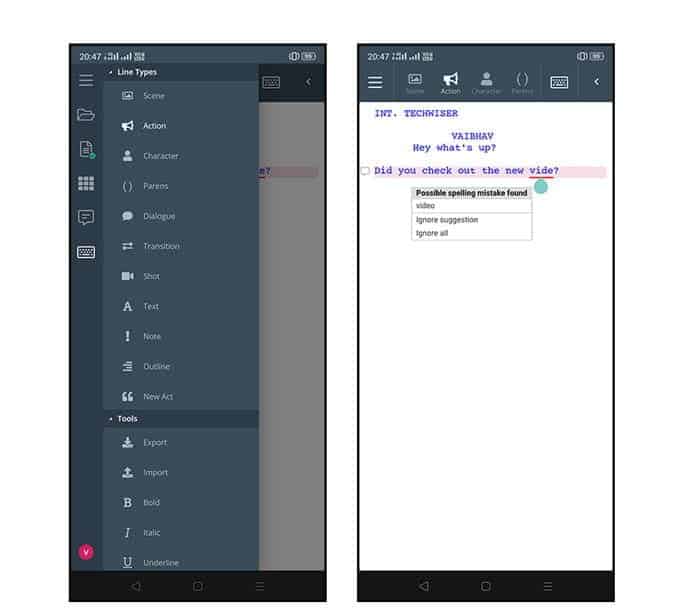 صورة لـ أفضل التطبيقات لكتابة السيناريوهات لنظامي Android و iOS | Writer_Duet-5djwQKfs-DzTechs