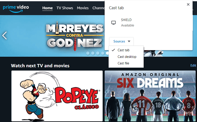 صورة لـ كيف مشاهدة Amazon Prime Video على تلفزيونك باستخدام Chromecast | cast_chrome_1_670x415-c2Q38Ffs-DzTechs